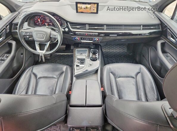 WA1VAAF72KD007597 2019 AUDI Q7 Black Вид панелі приладів