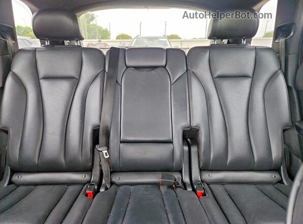 WA1VAAF72KD007597 2019 AUDI Q7 Black Вид задніх сидінь