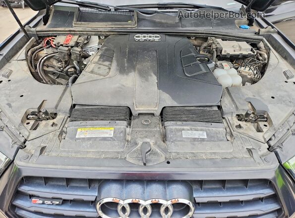 WA1VAAF72KD007597 2019 AUDI Q7 Black Вид підкапотного простору