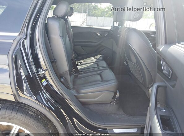 WA1VAAF73HD011540 2017 AUDI Q7 Black Widok naklejki z numerem VIN