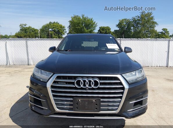 WA1VAAF73HD011540 2017 AUDI Q7 Black Widok zestawu wskaźników