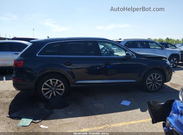 WA1VAAF73JD012290 2018 AUDI Q7 Blue 360 interior view