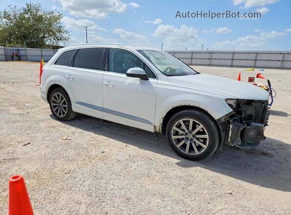 WA1VAAF73JD016906 2018 AUDI Q7 Белый Передняя правая четверть