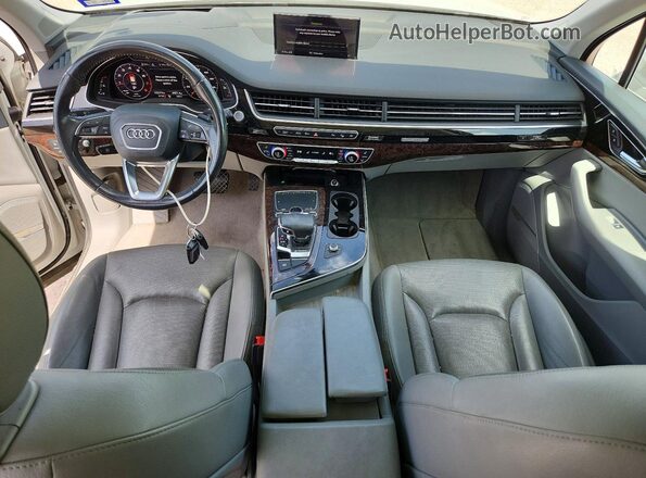 WA1VAAF73JD016906 2018 AUDI Q7 Белый Вид панели приборов