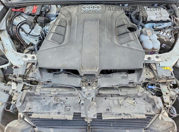WA1VAAF73JD016906 2018 AUDI Q7 Белый Вид подкапотного пространства