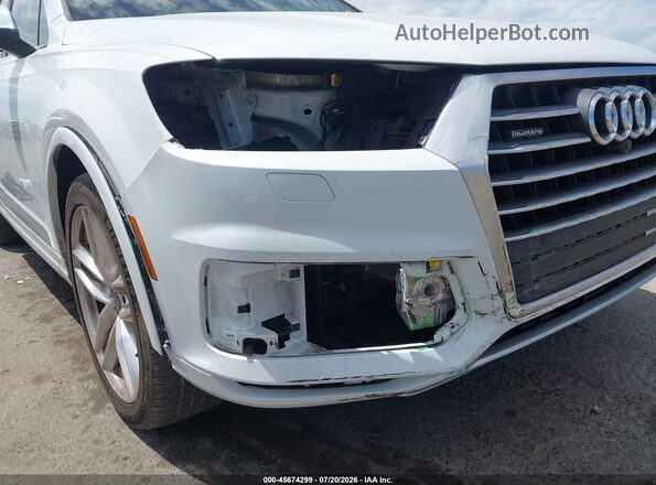WA1VAAF73JD054250 2018 AUDI Q7 White Դիմացի տեսք
