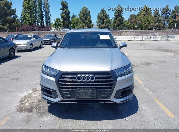 WA1VAAF74KD018391 2019 AUDI Q7 Silver Вид щитка приладів