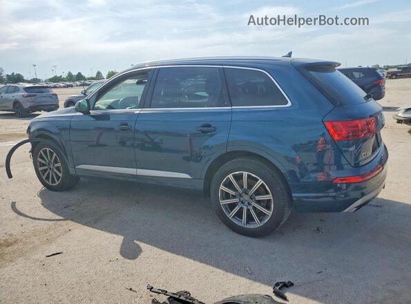 WA1VAAF74KD021789 2019 AUDI Q7 Blue Задня ліва чверть