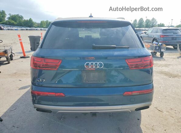 WA1VAAF74KD021789 2019 AUDI Q7 Blue Вид ззаду