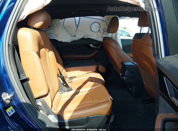WA1VAAF74KD035580 2019 AUDI Q7 Blue VIN კოდის სტიკერის ხედი