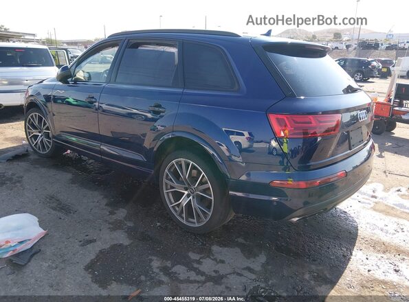WA1VAAF74KD035580 2019 AUDI Q7 Blue უკანა მარცხენა