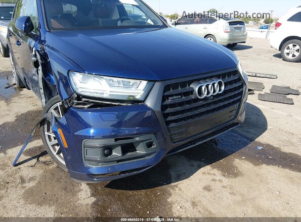 WA1VAAF74KD035580 2019 AUDI Q7 Blue წინა ხედი