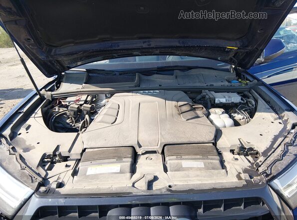 WA1VAAF74KD035580 2019 AUDI Q7 Blue უკანა ხედი