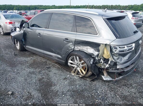 WA1VAAF75HD003018 2017 AUDI Q7 Gray Задня ліва чверть