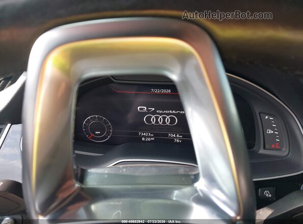 WA1VAAF75HD003018 2017 AUDI Q7 Gray Вид задніх сидінь