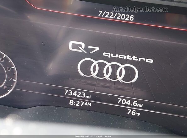 WA1VAAF75HD003018 2017 AUDI Q7 Gray Панорамний вид салону 360°