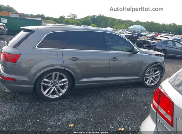 WA1VAAF75HD003018 2017 AUDI Q7 Gray Вид щитка приладів
