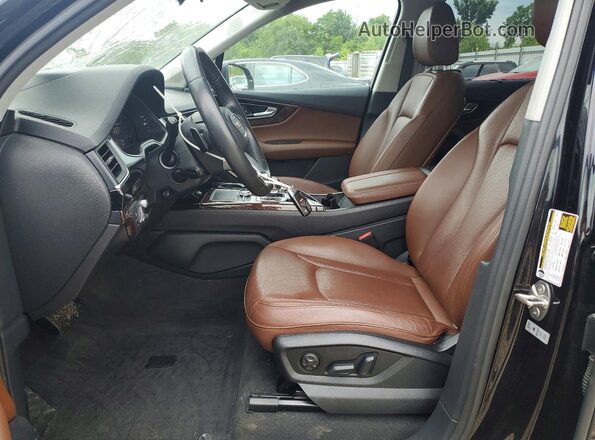 WA1VAAF75JD041628 2018 AUDI Q7 Black Սալոնի դիմացի տեսք