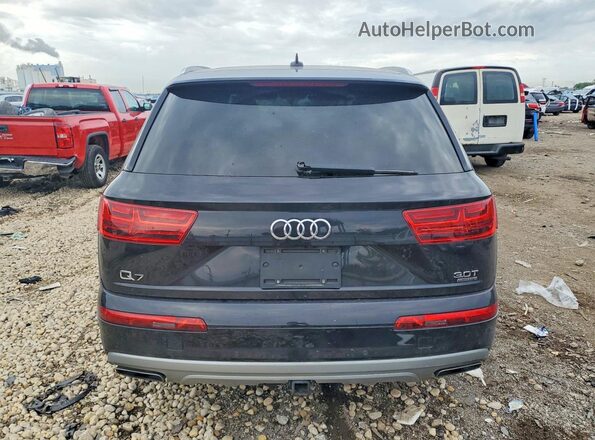 WA1VAAF75JD041628 2018 AUDI Q7 Black Հետևի տեսք