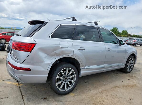 WA1VAAF75JD044450 2018 AUDI Q7 Silver Trasero derecho