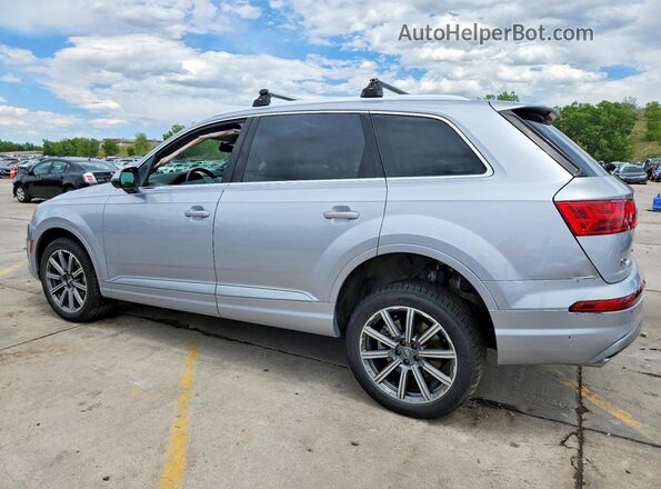 WA1VAAF75JD044450 2018 AUDI Q7 Silver Trasero izquierdo