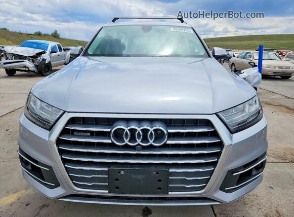 WA1VAAF75JD044450 2018 AUDI Q7 Silver Vista frontal