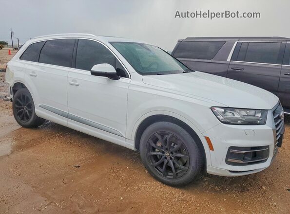 WA1VAAF75JD052385 2018 AUDI Q7 White წინა მარჯვენა