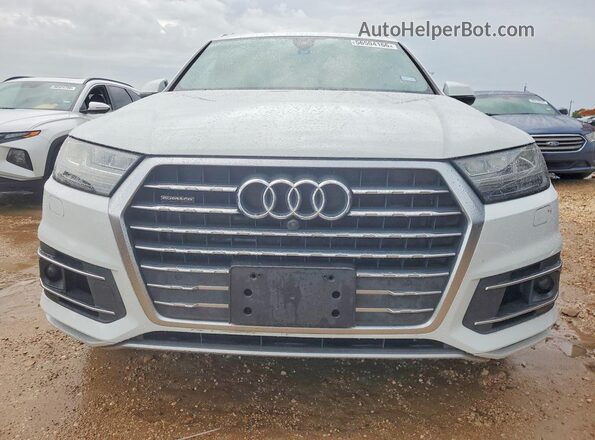 WA1VAAF75JD052385 2018 AUDI Q7 White წინა ხედი