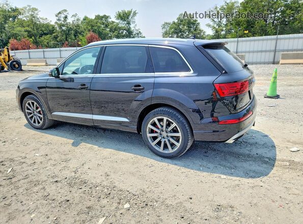 WA1VAAF76HD057153 2017 AUDI Q7 Black Trasero izquierdo