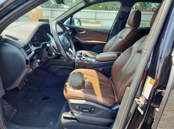 WA1VAAF76HD057153 2017 AUDI Q7 Black Vista interior delantera