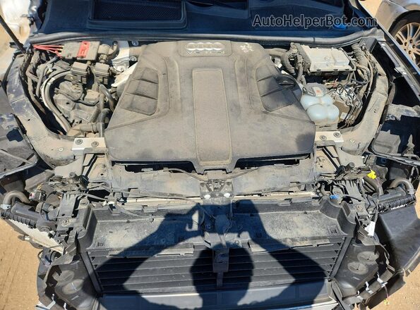 WA1VAAF76JD020819 2018 AUDI Q7 Black უკანა სალონის ხედი