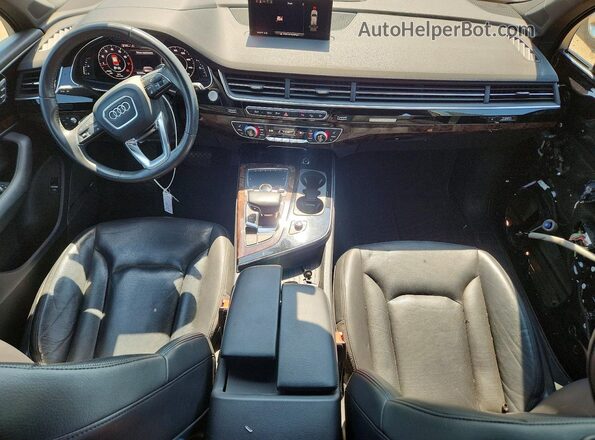 WA1VAAF76JD020819 2018 AUDI Q7 Black წინა პანელის ხედი