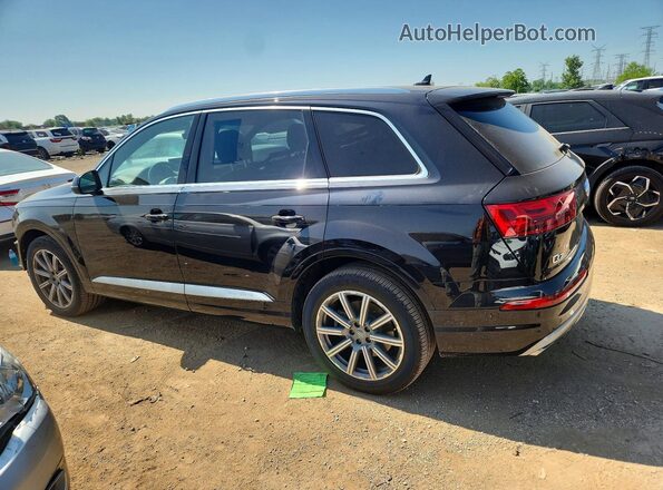 WA1VAAF76JD020819 2018 AUDI Q7 Black უკანა მარცხენა
