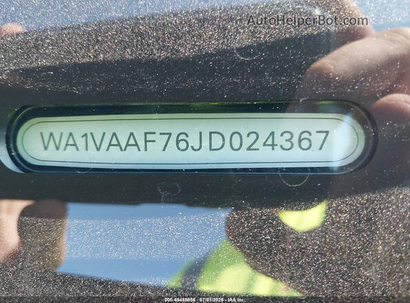 WA1VAAF76JD024367 2018 AUDI Q7 Черный Вид подкапотного пространства