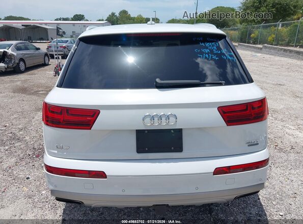 WA1VAAF76JD050371 2018 AUDI Q7 White 