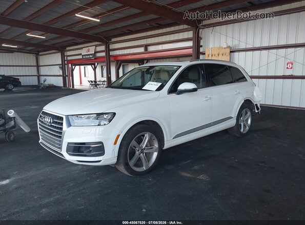 WA1VAAF76KD015430 2019 AUDI Q7 White Передня ліва чверть