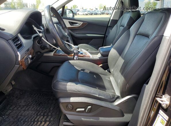 WA1VAAF77JD019730 2018 AUDI Q7 Black Vista interior delantera