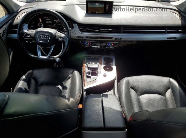 WA1VAAF77JD019730 2018 AUDI Q7 Black Vista del salpicadero