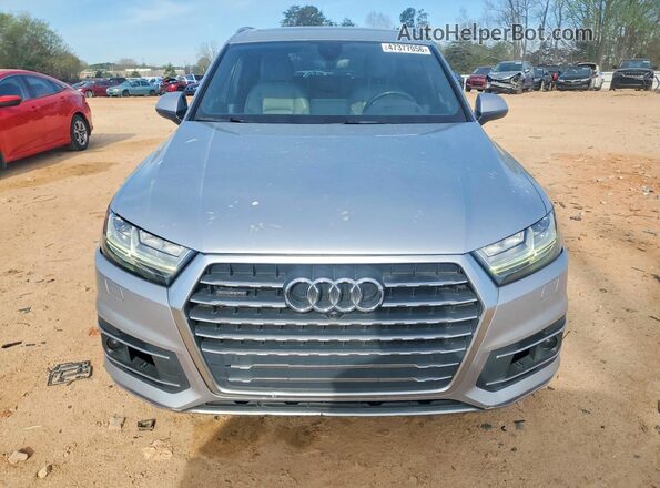WA1VAAF77JD043221 2018 AUDI Q7 Silver წინა ხედი
