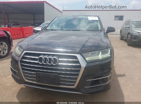 WA1VAAF77KD020409 2019 AUDI Q7 Black ხელსაწყოთა პანელის ხედი