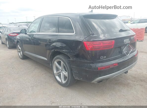 WA1VAAF77KD020409 2019 AUDI Q7 Black უკანა მარცხენა