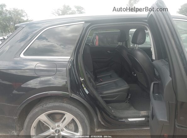WA1VAAF77KD020409 2019 AUDI Q7 Black VIN კოდის სტიკერის ხედი