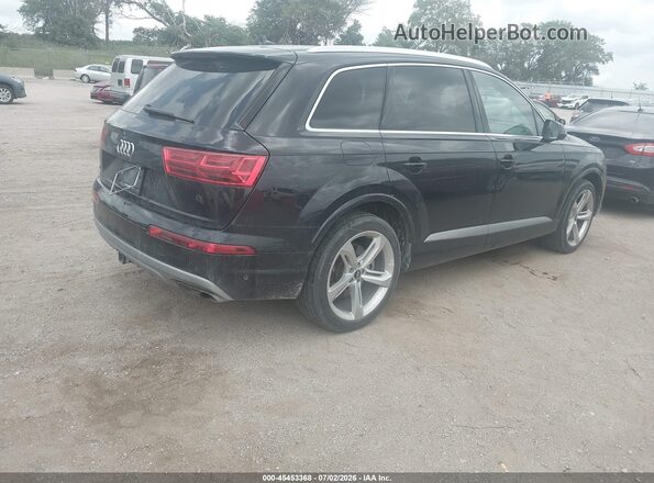 WA1VAAF77KD020409 2019 AUDI Q7 Black უკანა მარჯვენა