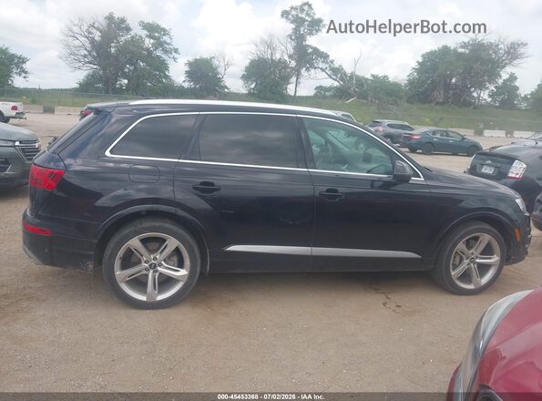 WA1VAAF77KD020409 2019 AUDI Q7 Black უკანა სალონის ხედი