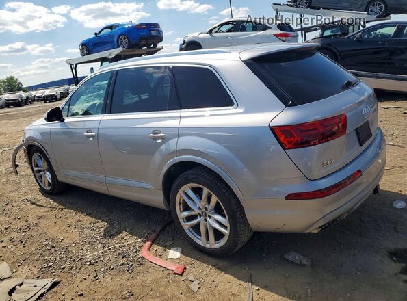 WA1VAAF78JD018750 2018 AUDI Q7 Silver Tył lewy