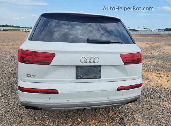 WA1VAAF78KD018880 2019 AUDI Q7 White უკანა ხედი