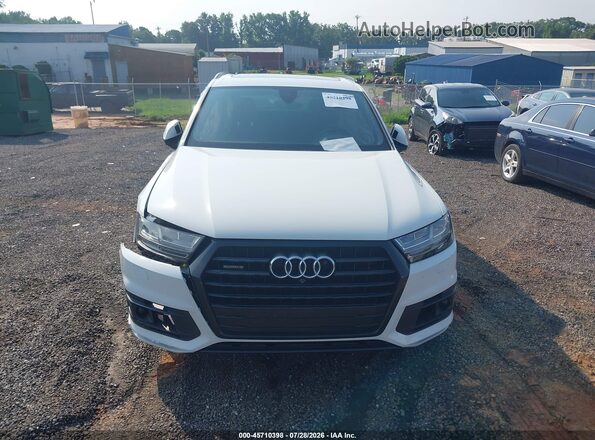 WA1VAAF79HD056935 2017 AUDI Q7 White Instrument cluster view