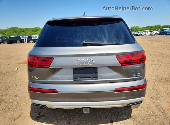 WA1VAAF79JD001603 2018 AUDI Q7 Charcoal უკანა ხედი