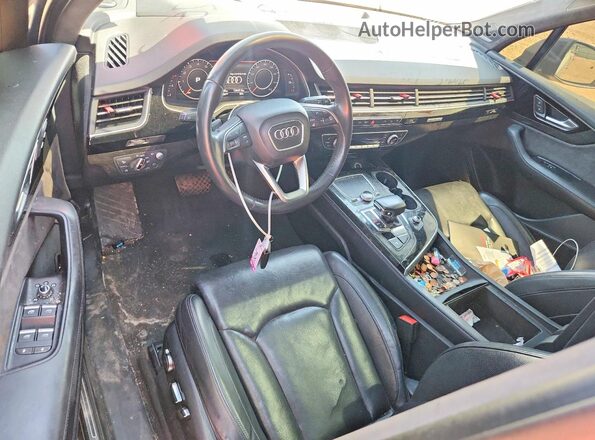 WA1VAAF79JD001603 2018 AUDI Q7 Charcoal წინა პანელის ხედი
