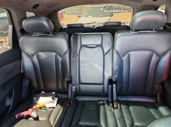 WA1VAAF79JD001603 2018 AUDI Q7 Charcoal უკანა სავარძლების ხედი
